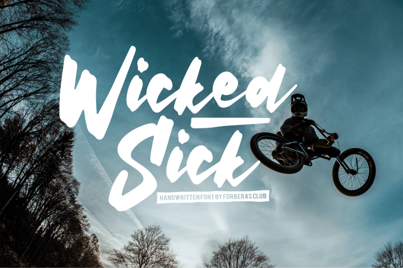 Wicked Sick Script Font