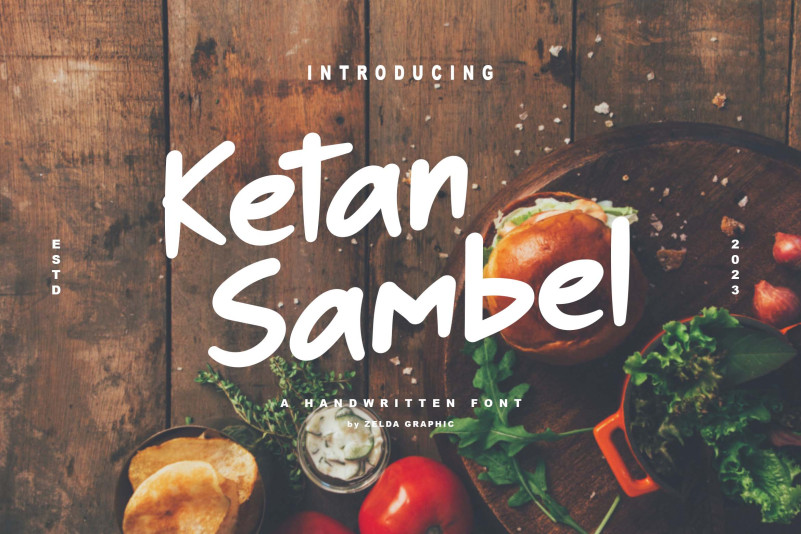 Ketan Sambel Display Font
