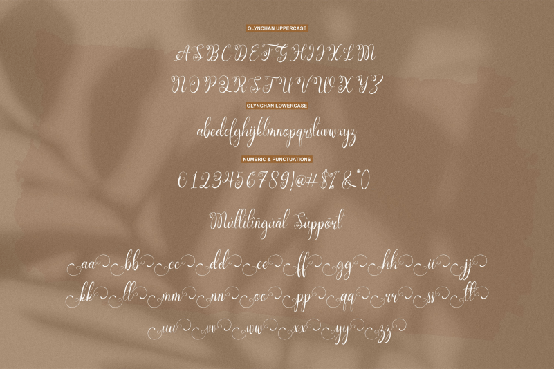 Olynchan Font preview image 5
