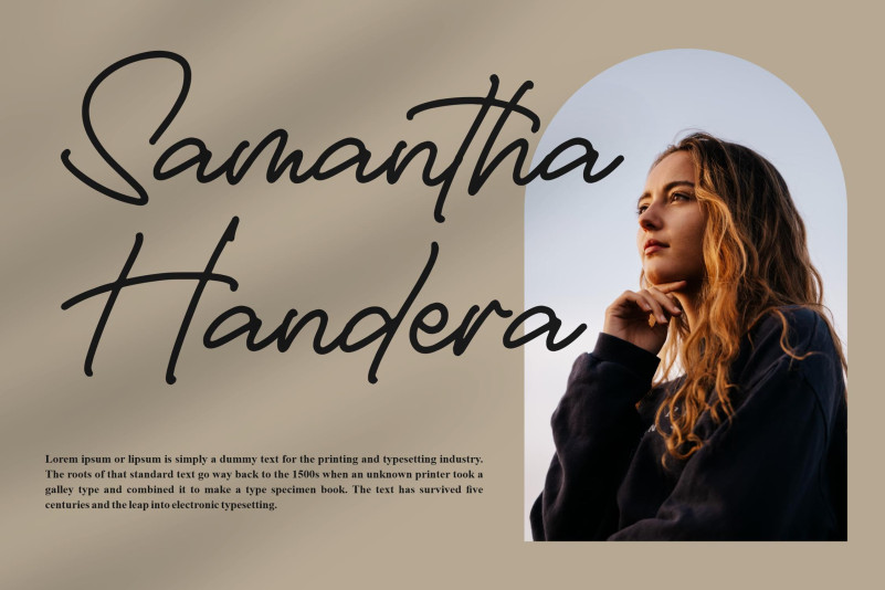 Holiday Reghasta Font preview image 3