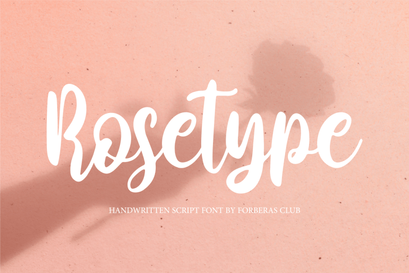 Rosetype Script Font
