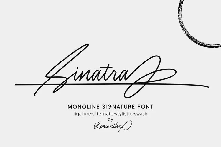 Sinatra Handwritten Font