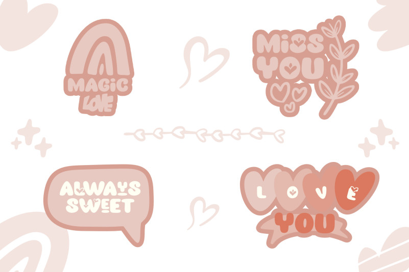 Love Vibes Font preview image 3