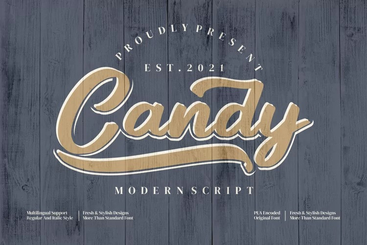 Candy Brush Font