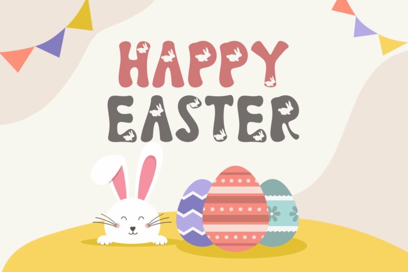 Easter Rabbits Font preview image 2