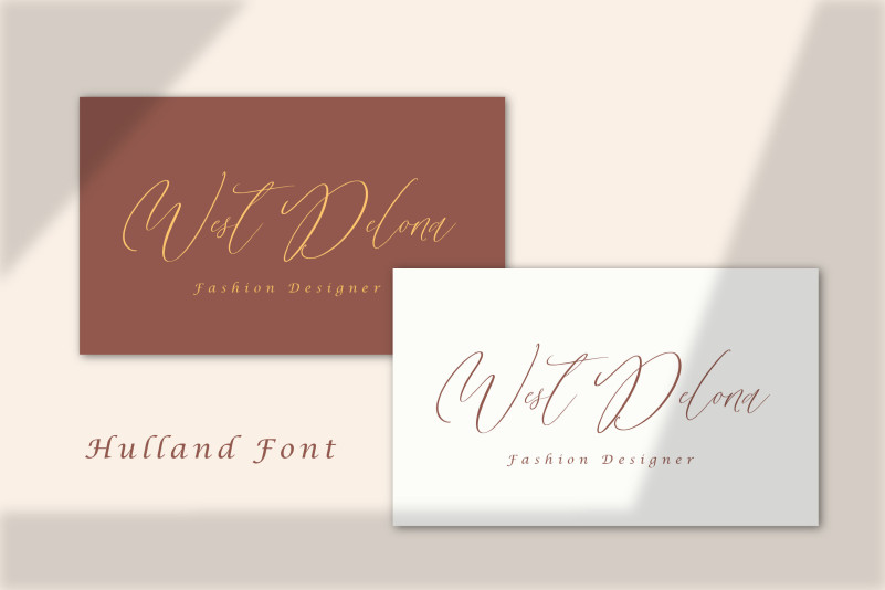 Hulland Font preview image 2