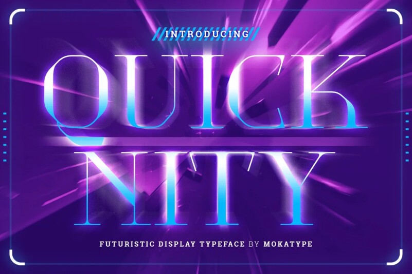 Quicknity Serif Font