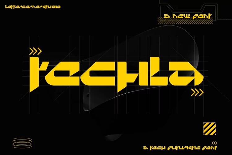 Techla Display Font