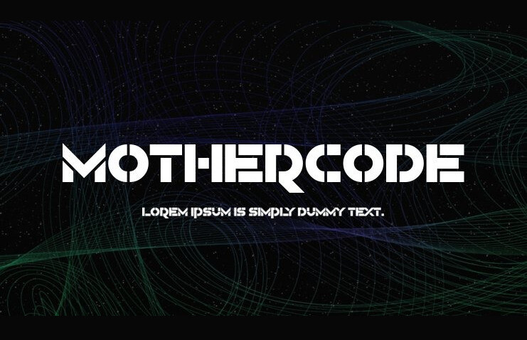 Mothercode Font