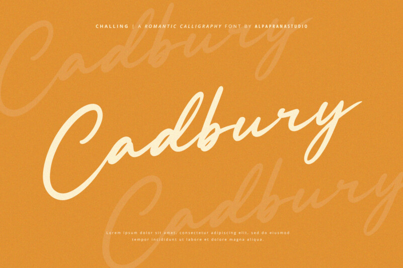 Challing Font preview image 3