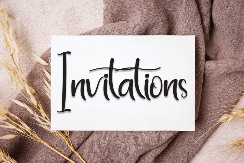 Sunday Script Typeface preview image 5