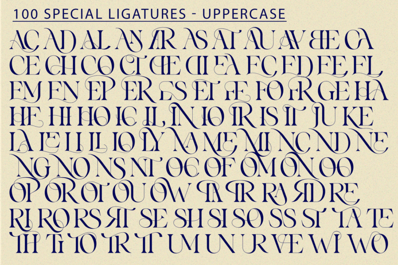 Aspect Range Font preview image 5