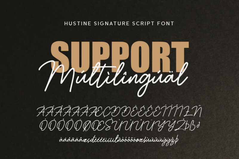 Hustine Font preview image 5