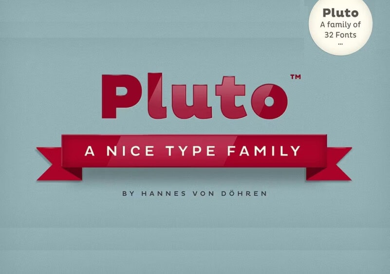 Pluto Font