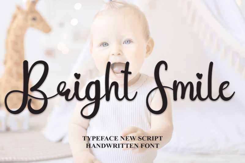 Bright Smile Font