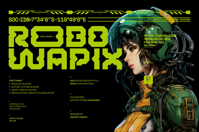 Ncl Robowapix Font