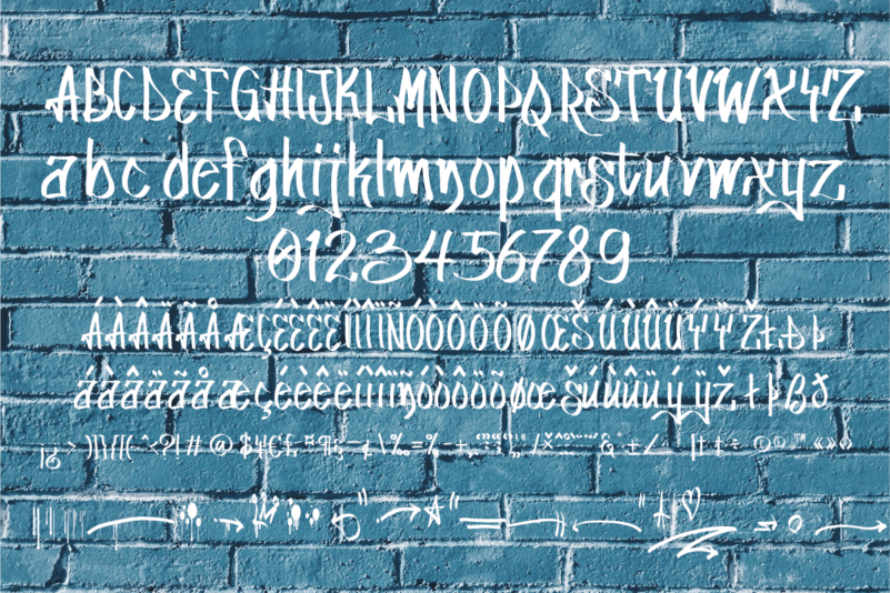 Solid Network Font preview image 4