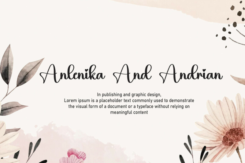 Airy Script Font preview image 2