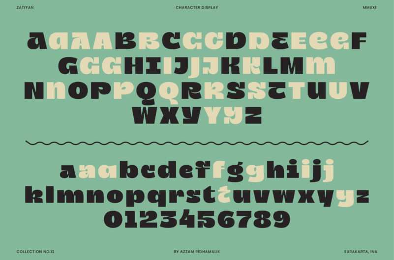 Zatiyan Typeface preview image 2