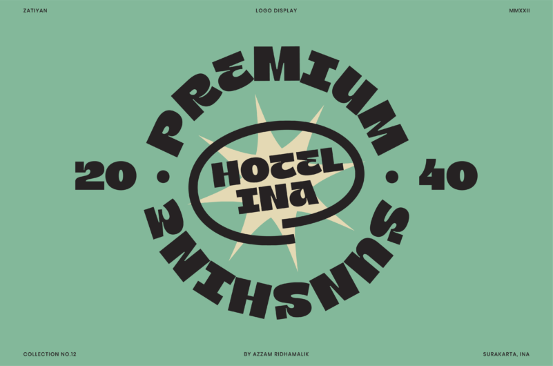 Zatiyan Typeface preview image 4