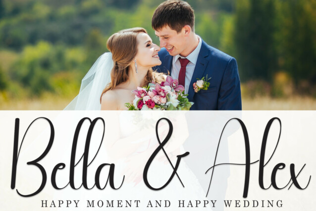 Justin Script Font preview image 2
