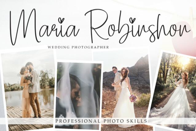 Digital Paper Script Font preview image 2