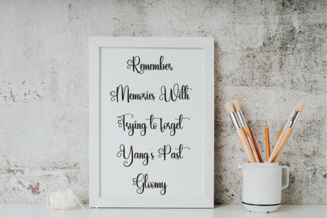 Butterfly Valentine Script Font preview image 3