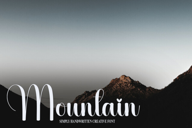 Umbrella Script Font preview image 3