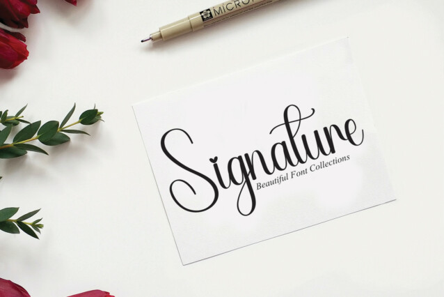 Midterm Script Font preview image 5