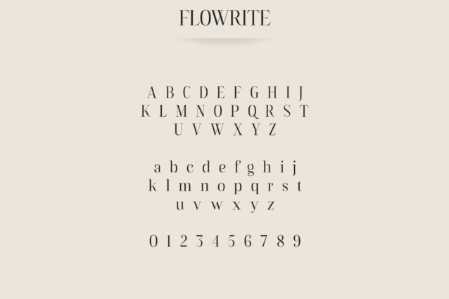 Flowrite Font preview image 2