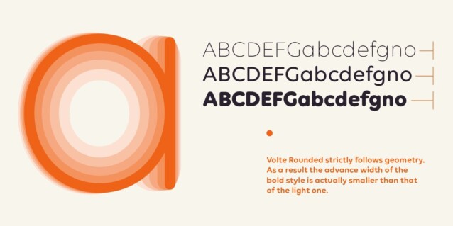Volte Rounded Font Family preview image 2