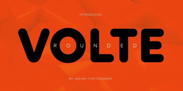 Volte Rounded Font Family preview image 1