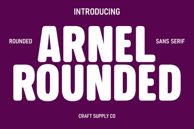 Arnel Rounded Font