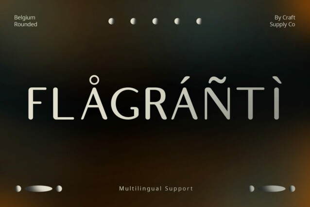 Belgium Rounded Font preview image 4