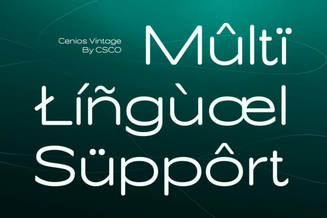 Cenios Rounded Font preview image 4
