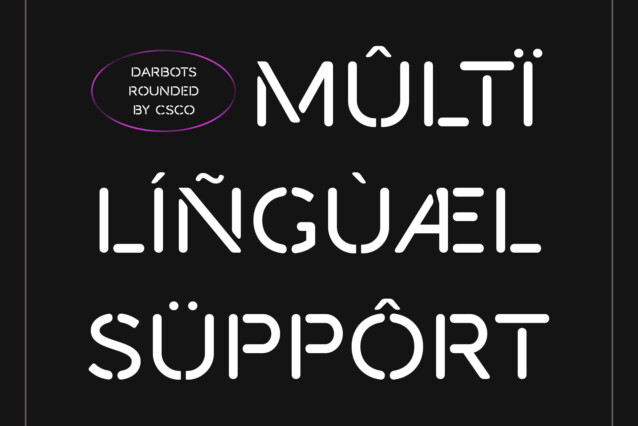 Darbots Rounded Font preview image 4