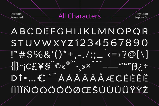 Darbots Rounded Font preview image 5