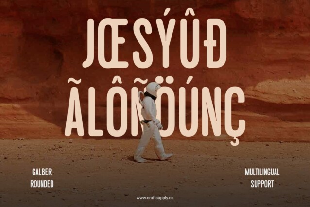 Galber Rounded Font preview image 4
