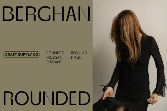 Berghan Rounded Font