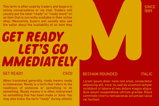 Becham Rounded Font preview image 2