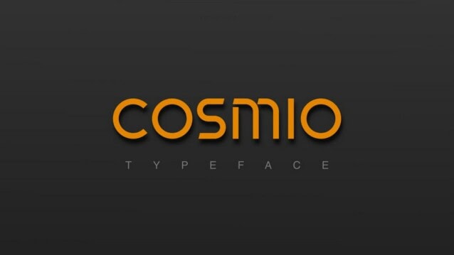 Cosmio Font