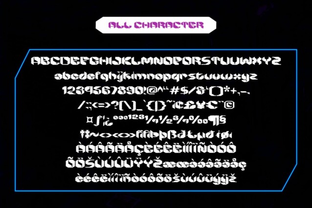 Alboth Rough Font preview image 5