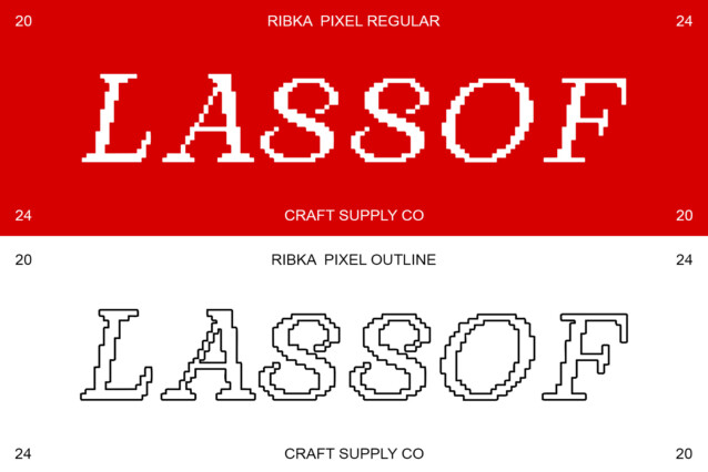 Ribka Pixel Font preview image 2