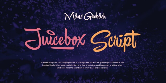 Juicebox Script Font