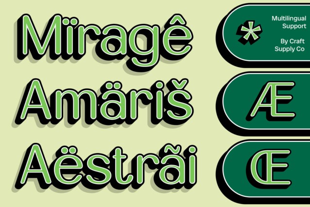 Diamend Rounded 3D Font preview image 4