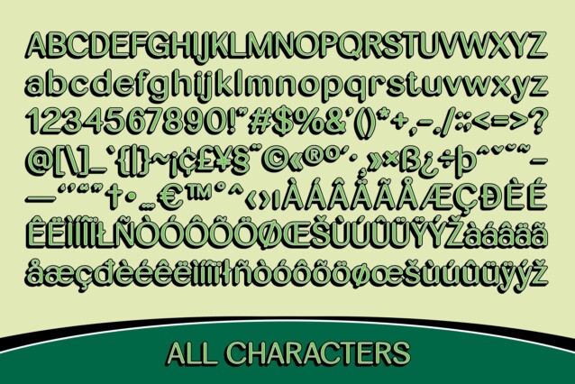Diamend Rounded 3D Font preview image 5