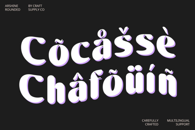 Arshine Rounded Font preview image 4