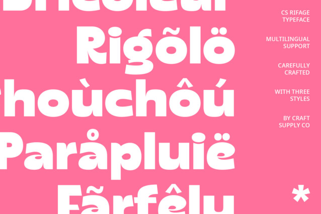 CS Rifage Font preview image 4
