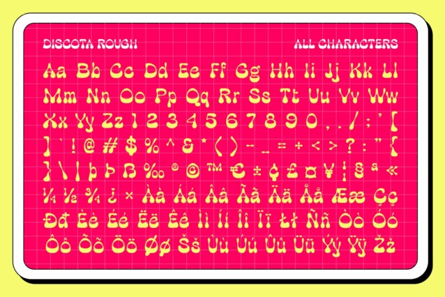 Discota Rough Font preview image 5