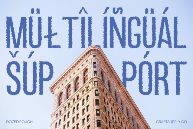 Dozed Rough Font preview image 4